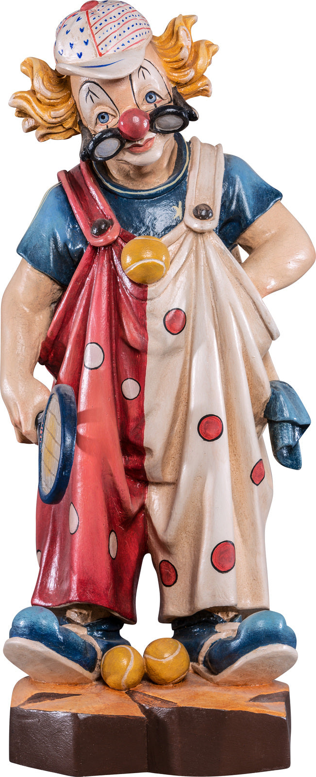 Clown Tennisspieler