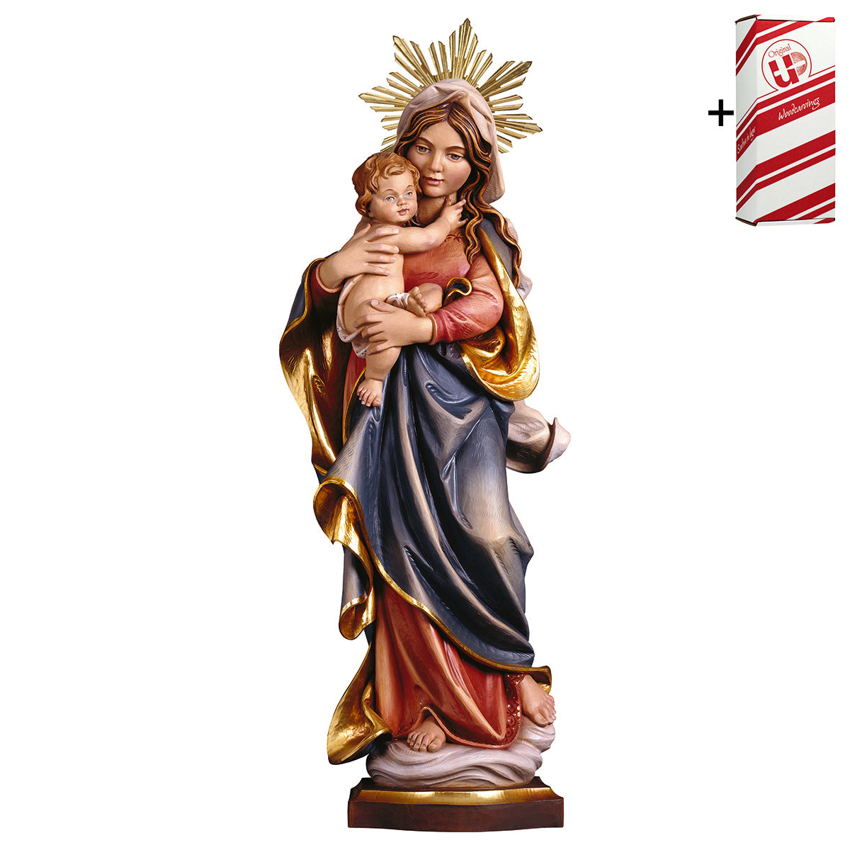 Alpenmadonna mit Schein + Geschenkbox