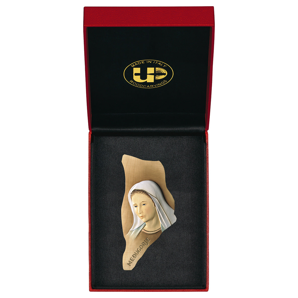 Relief Madonna Medjugorje + Etui