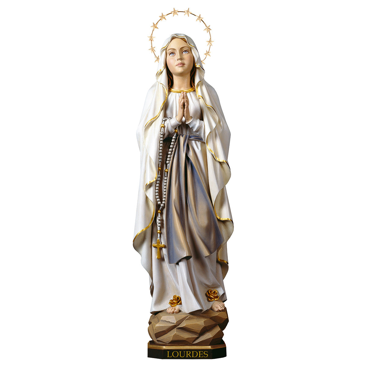 Madonna Lourdes mit Schein 12 Sterne