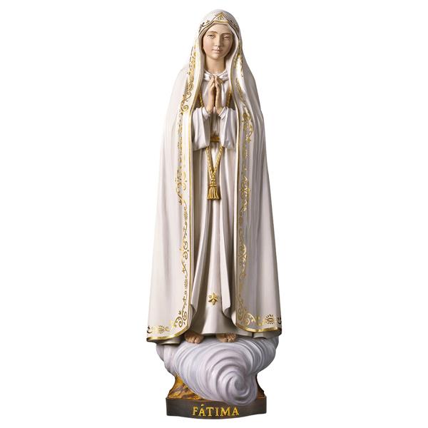 Madonna Fátima Capelinha Lindenholz geschnitzt