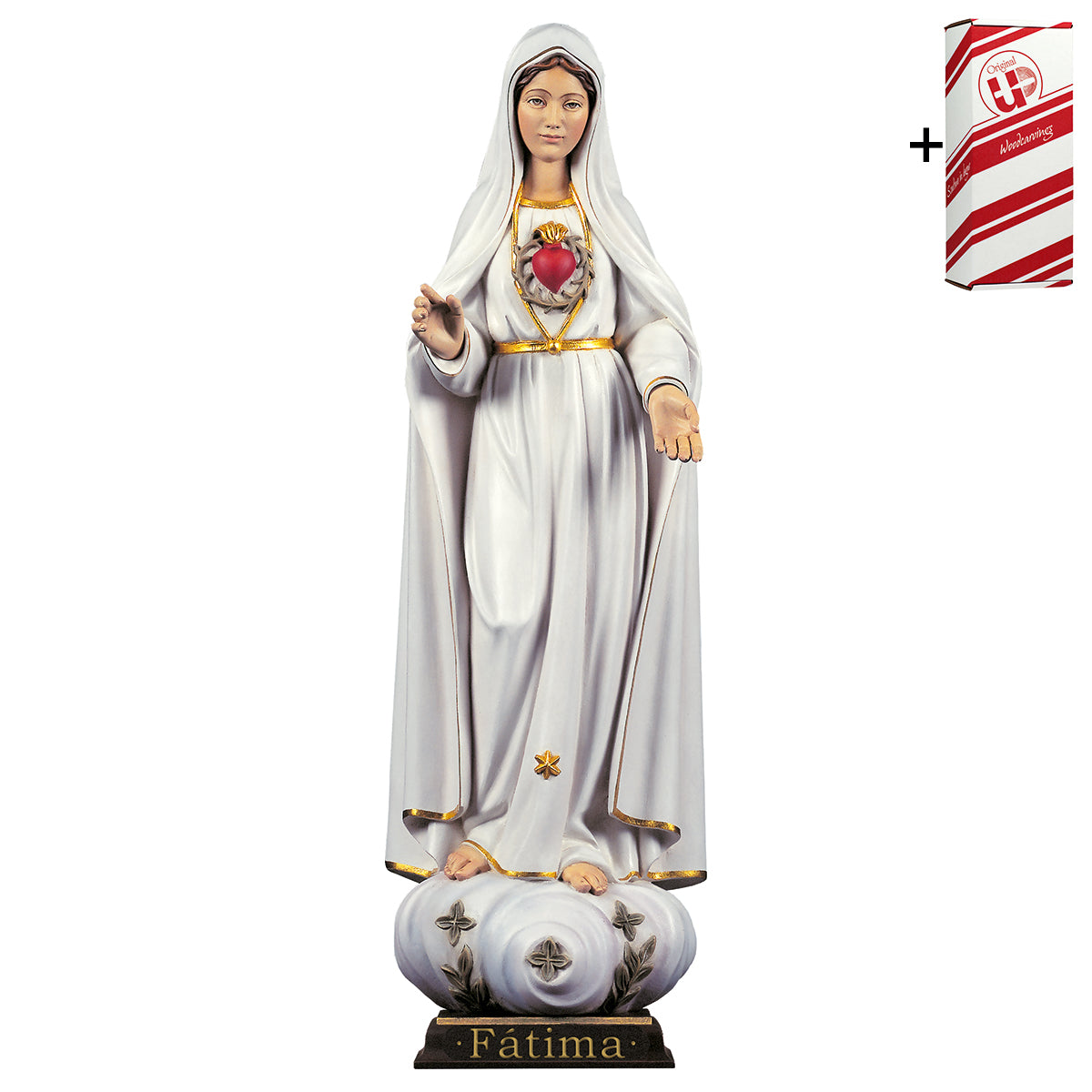Herz Maria Fátima + Geschenkbox
