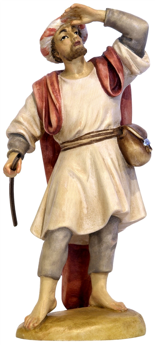 Hirte schauend m.Stock