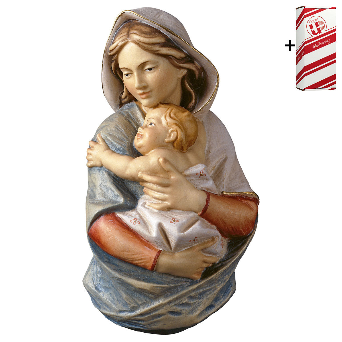 Madonnenbüste zum Hängen + Geschenkbox