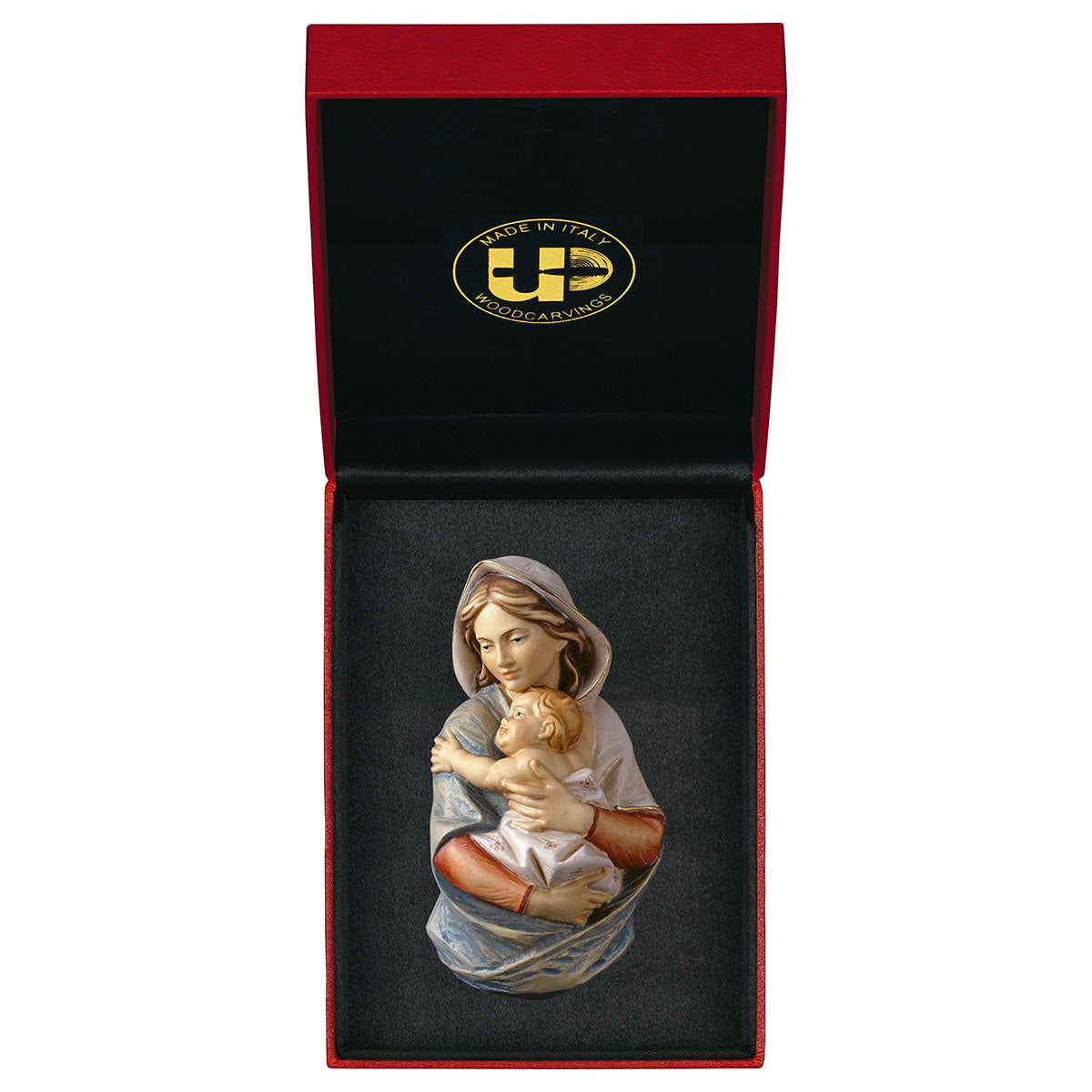 Madonnenbüste zum Hängen + Etui