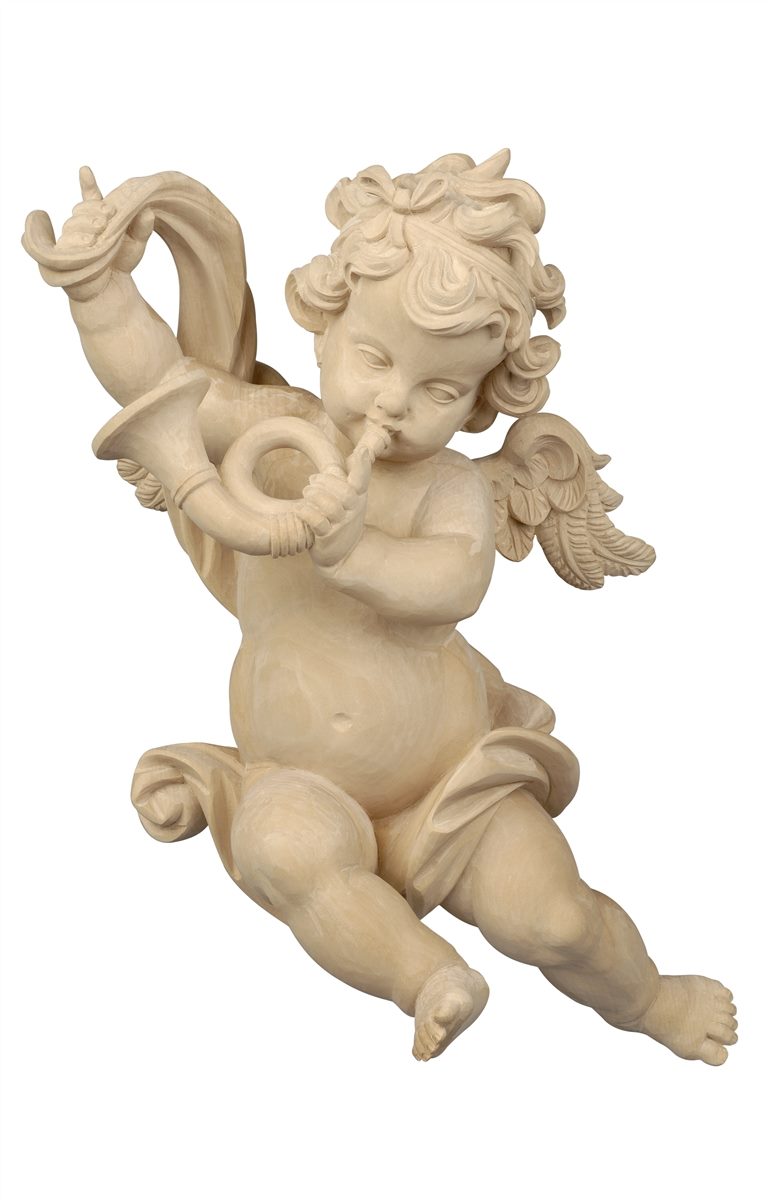 Engel Leonardo mit Horn