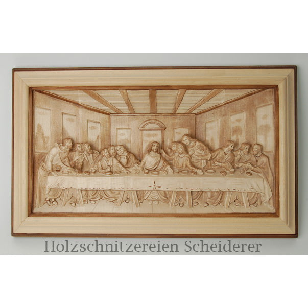 Relief letztes Abendmahl mit Rahmen
