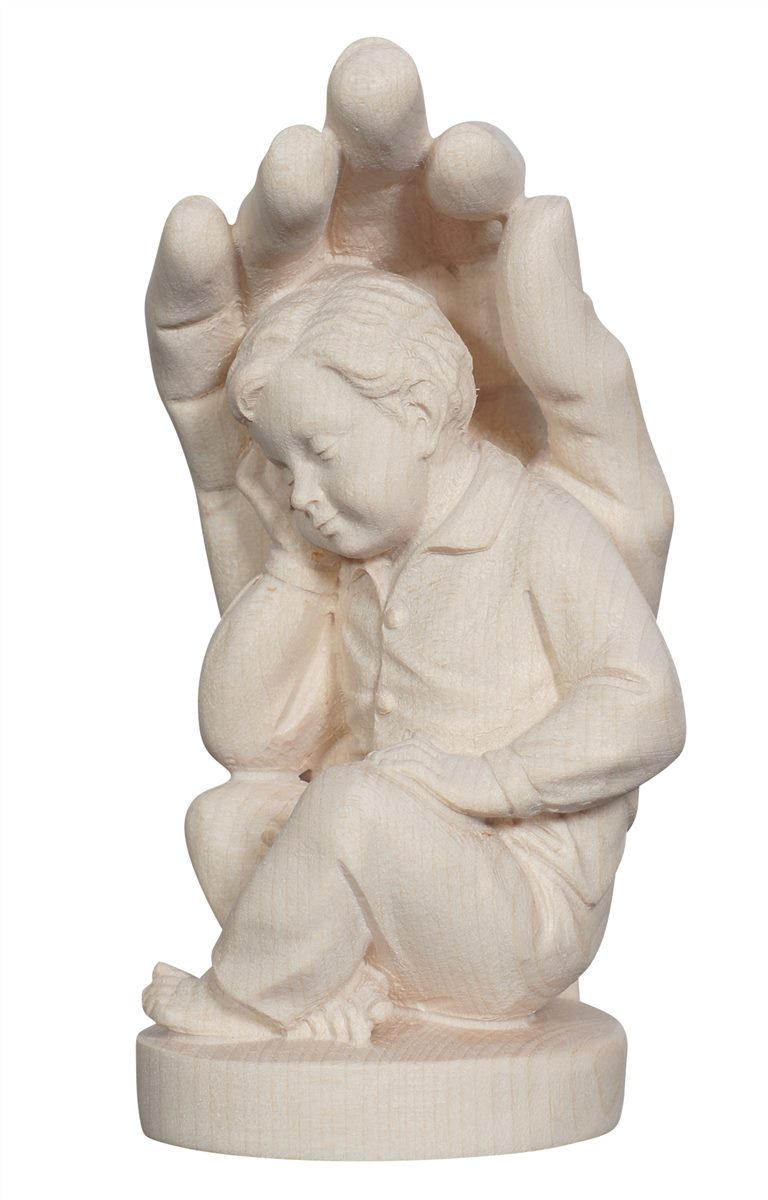 Schützende Hand Bub