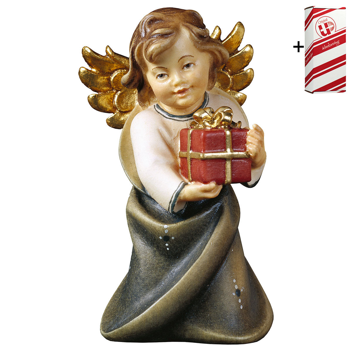 Herzengel mit Geschenk + Geschenkbox