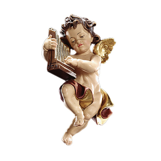 Putte mit Handorgel