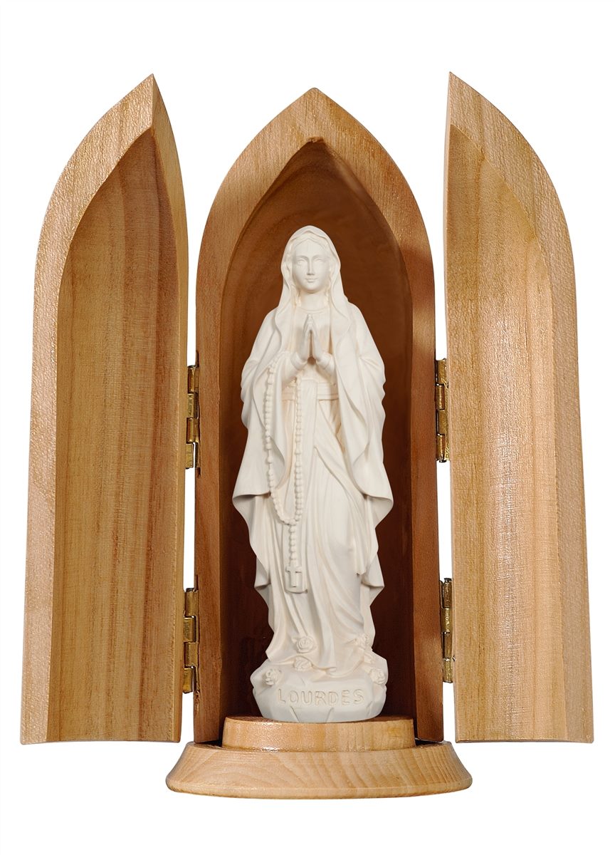 Madonna Lourdes in Nische