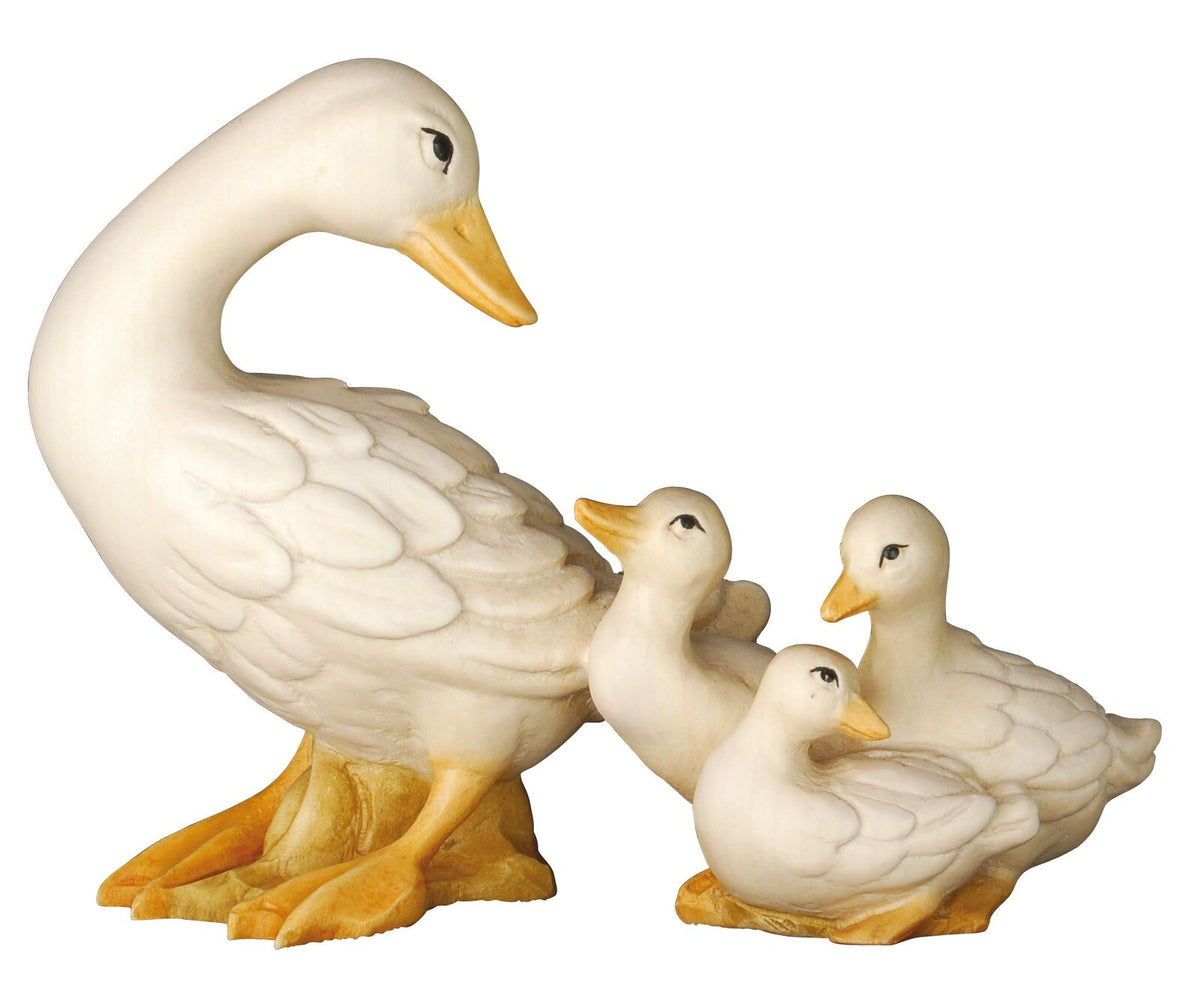 Gans mit Küken
