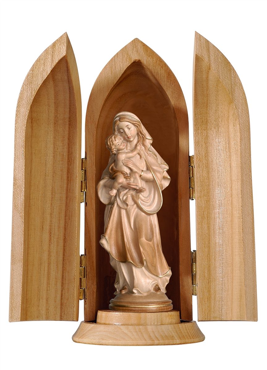Friedensmadonna in Nische