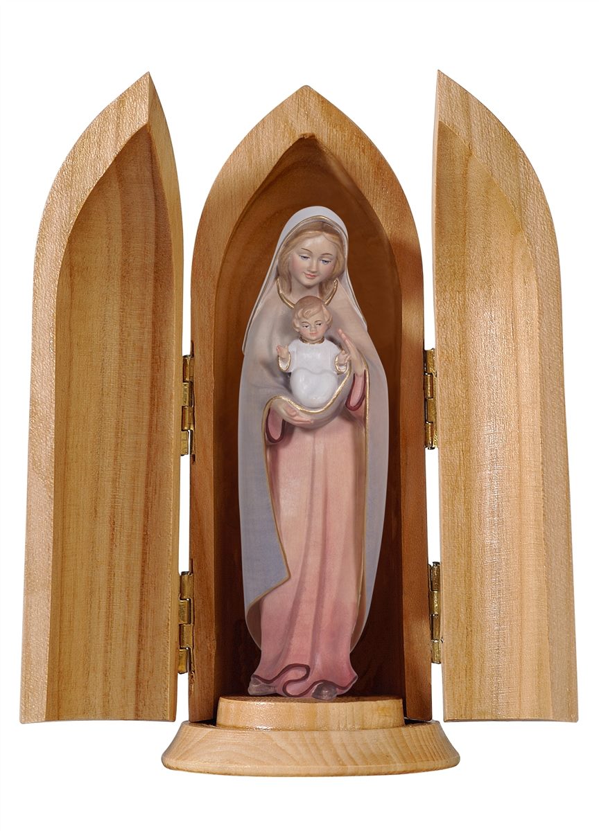 Madonna des Herzens in Nische