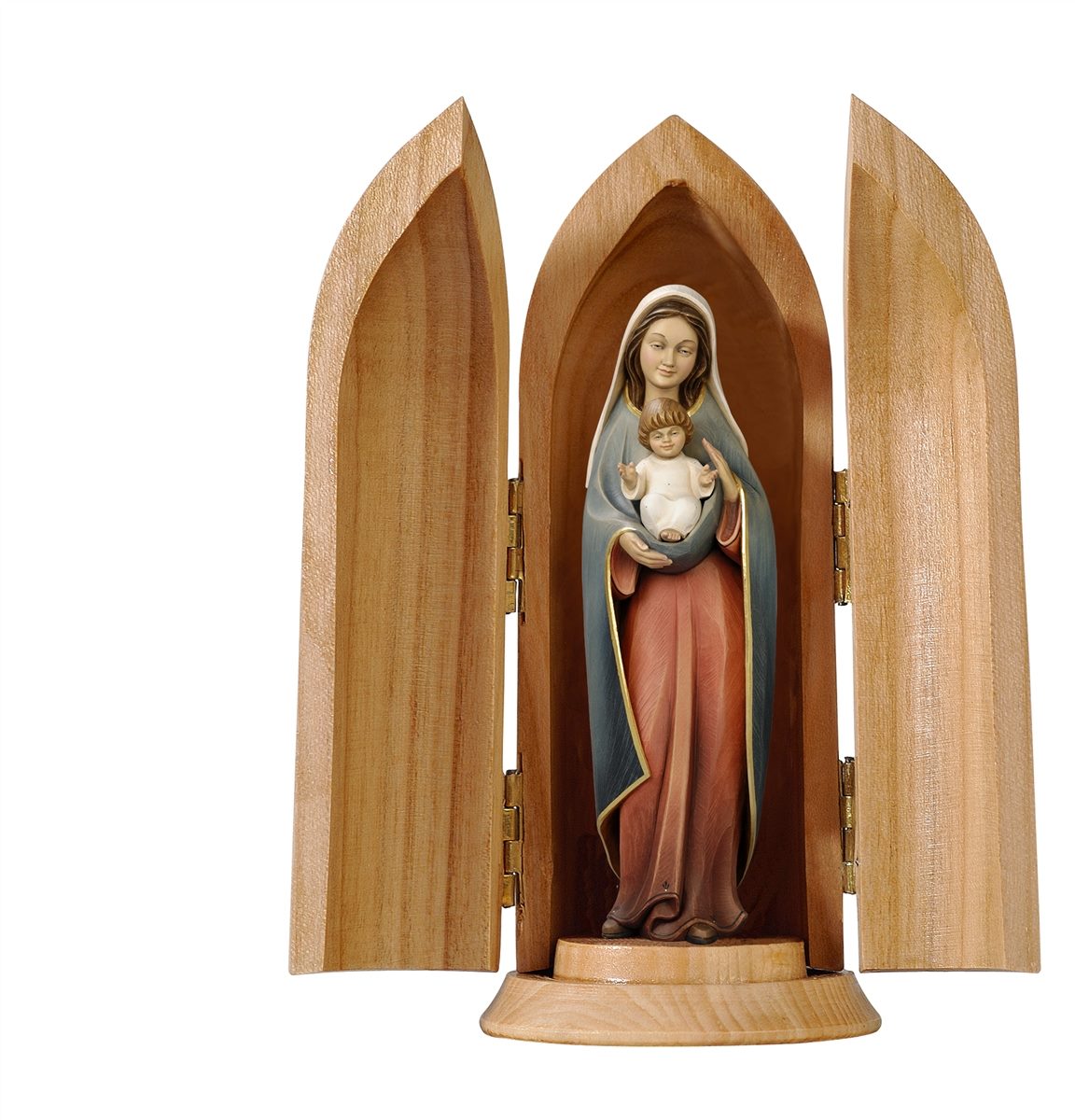 Madonna des Herzens in Nische
