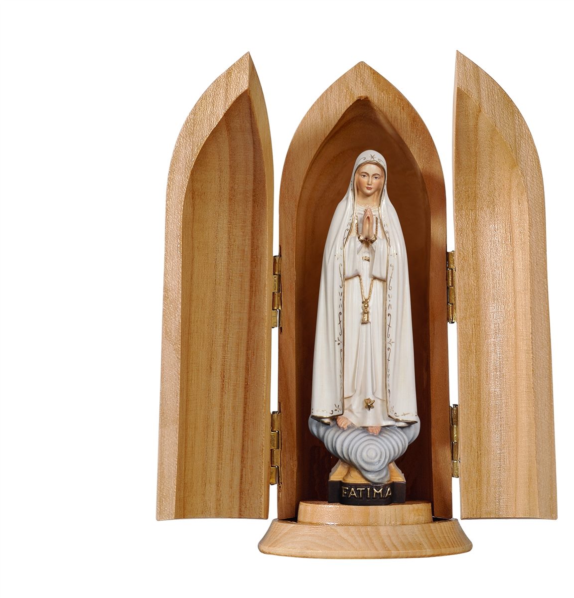 Madonna de Fátima in Nische