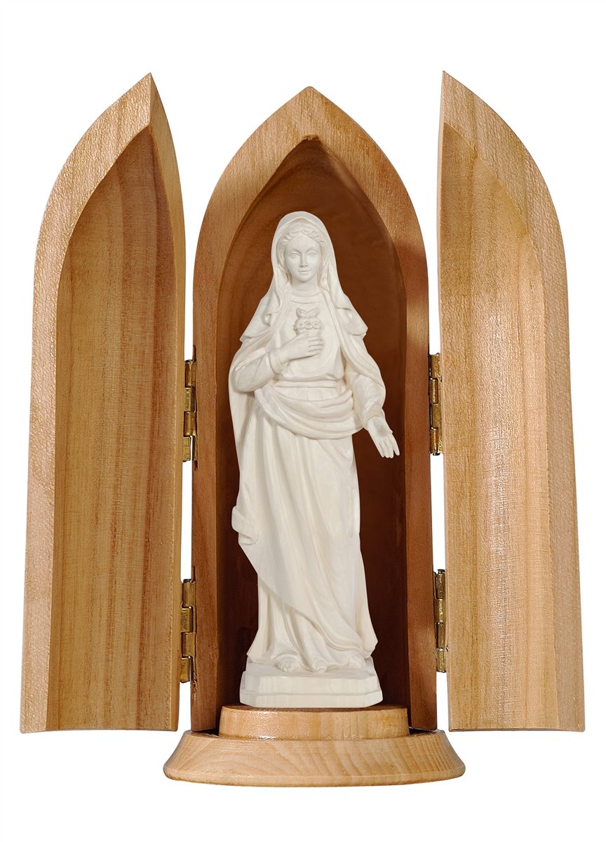 Herz Maria in Nische
