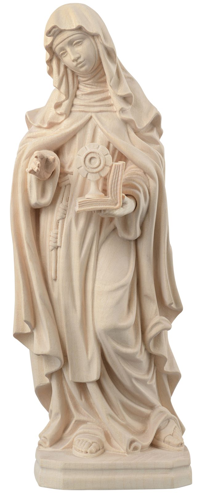 Hl. Klara von Assisi mit Buch und Monstranz