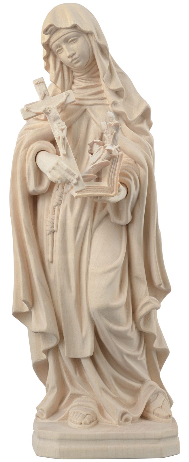Hl. Theresa Benedicta vom Kreuz mit Buch und Lilie