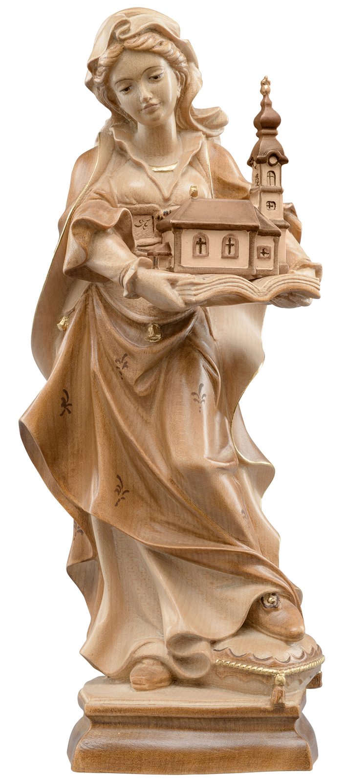 Hl.Hedwig mit Buch und Kirche