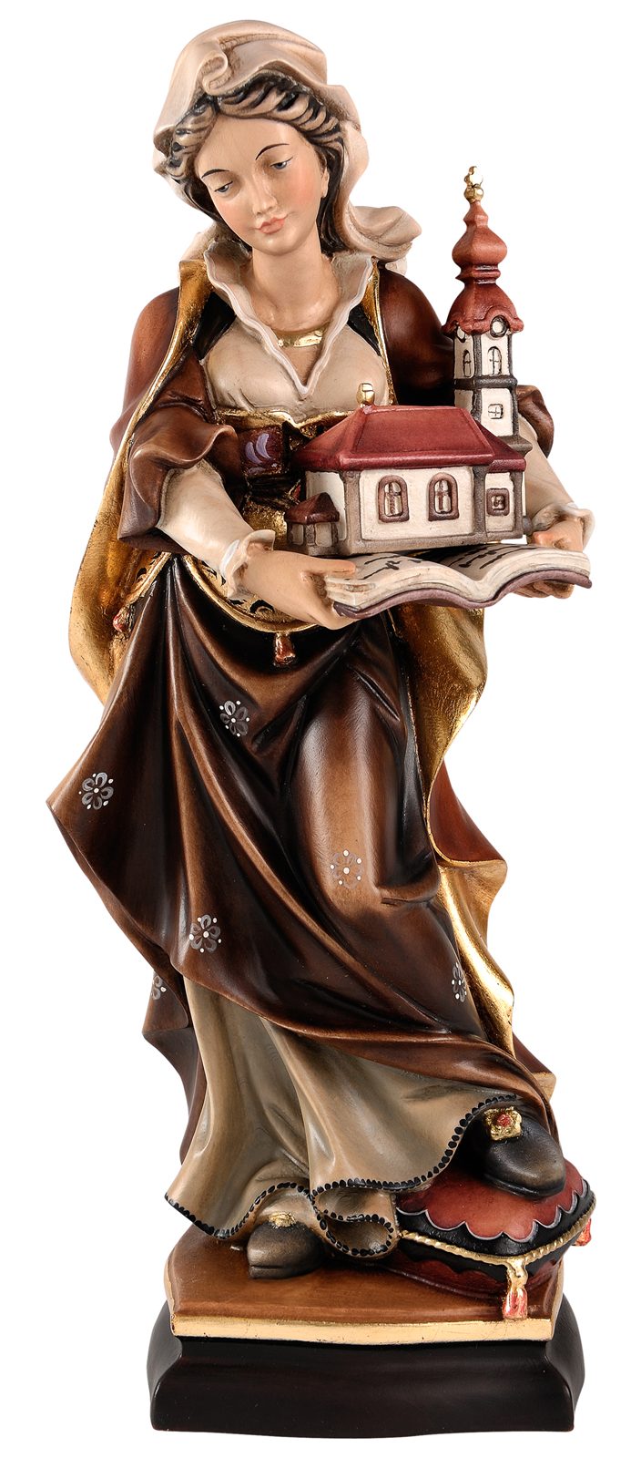 Hl.Hedwig mit Buch und Kirche