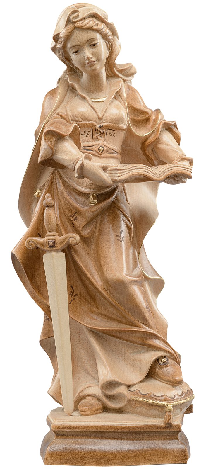 Hl. Lucia mit Buch und Schwert
