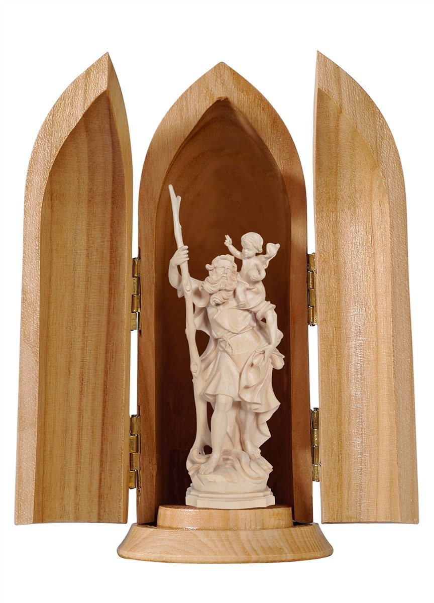 Hl. Christophorus in Nische