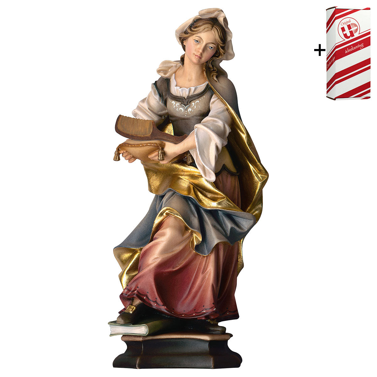 Hl. Verena von Zurzach mit Kamm + Geschenkbox