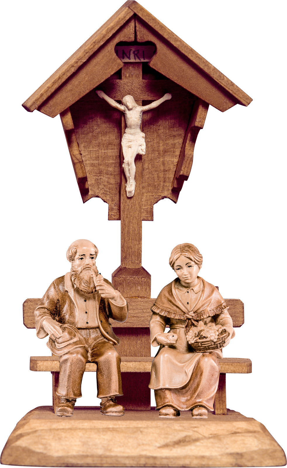 Feldkreuz mit Opa und Oma