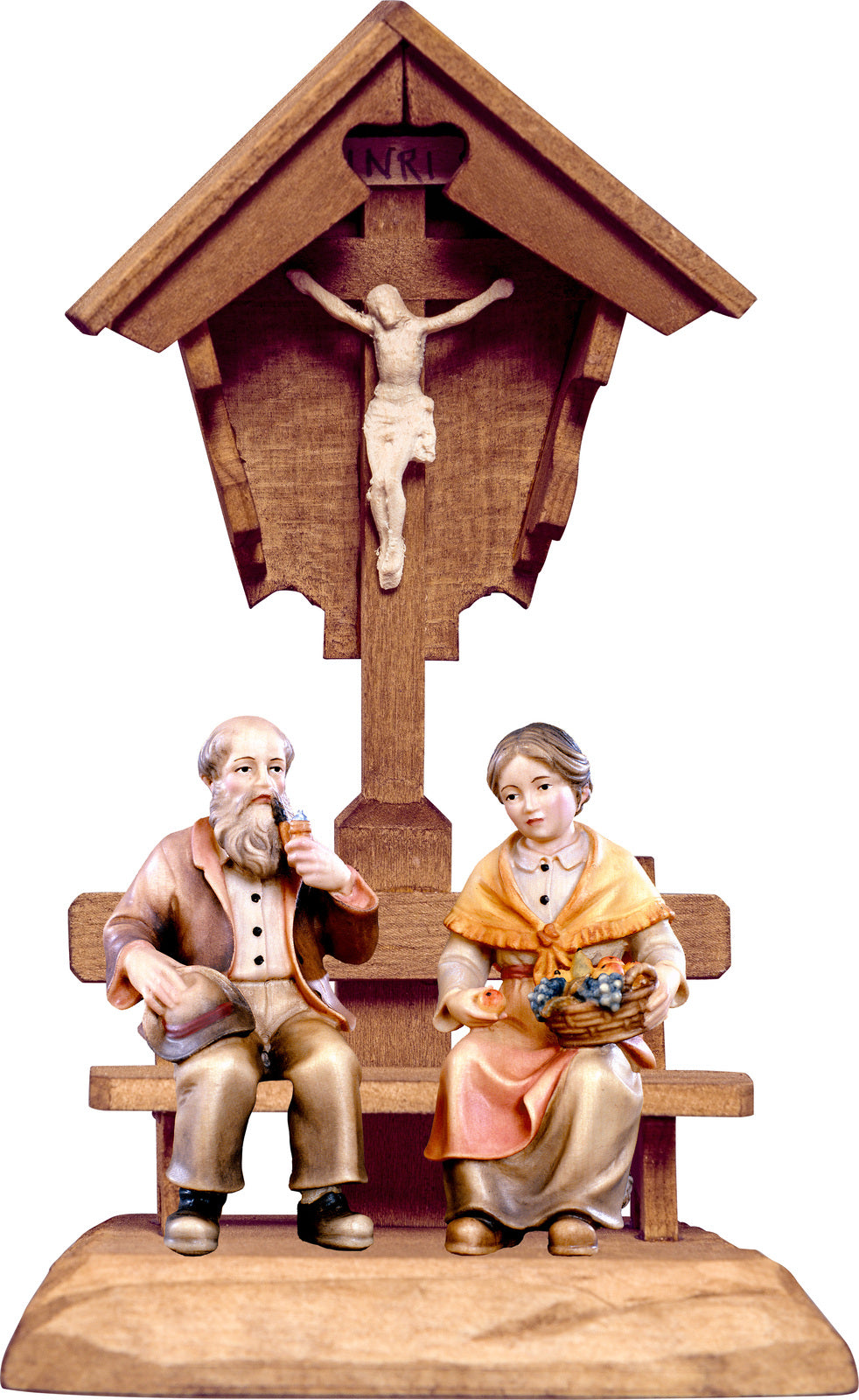 Feldkreuz mit Opa und Oma