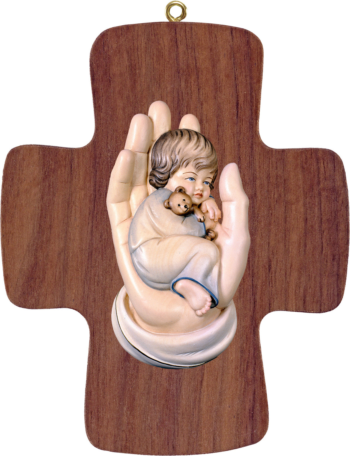 Kreuz mit schützende Hand Junge