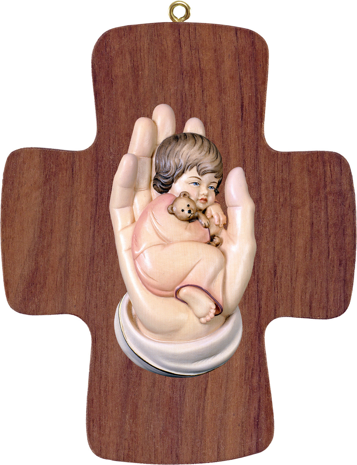 Kreuz mit schützende Hand Mädchen