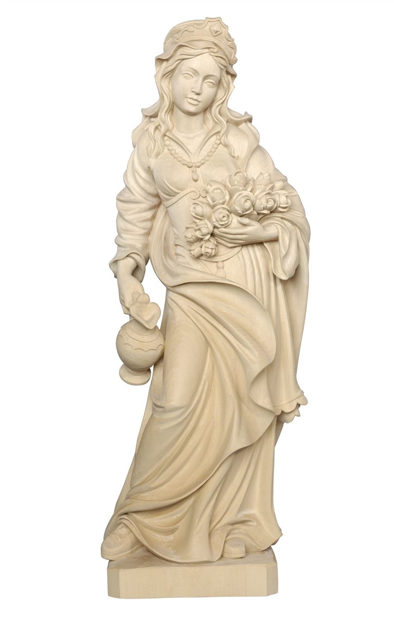 Hl. Elisabeth mit Rosen und Krug