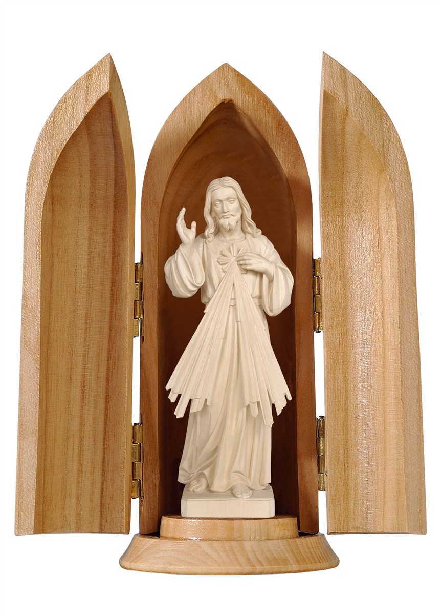 Jesus Barmherzigkeit in Nische