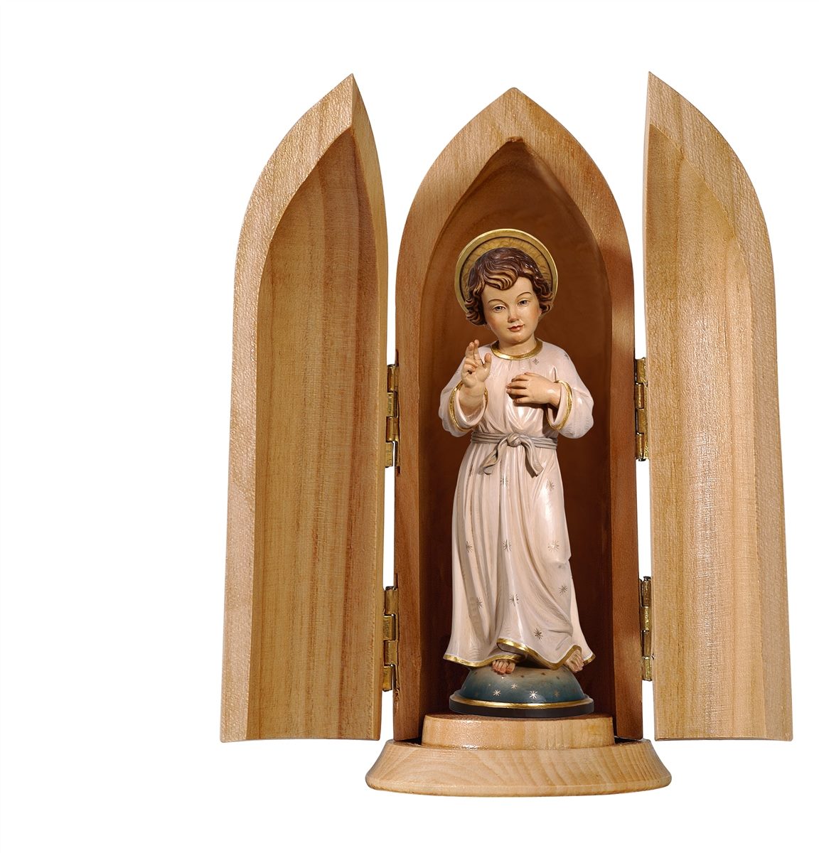 Christuskind-Knabe in Nische