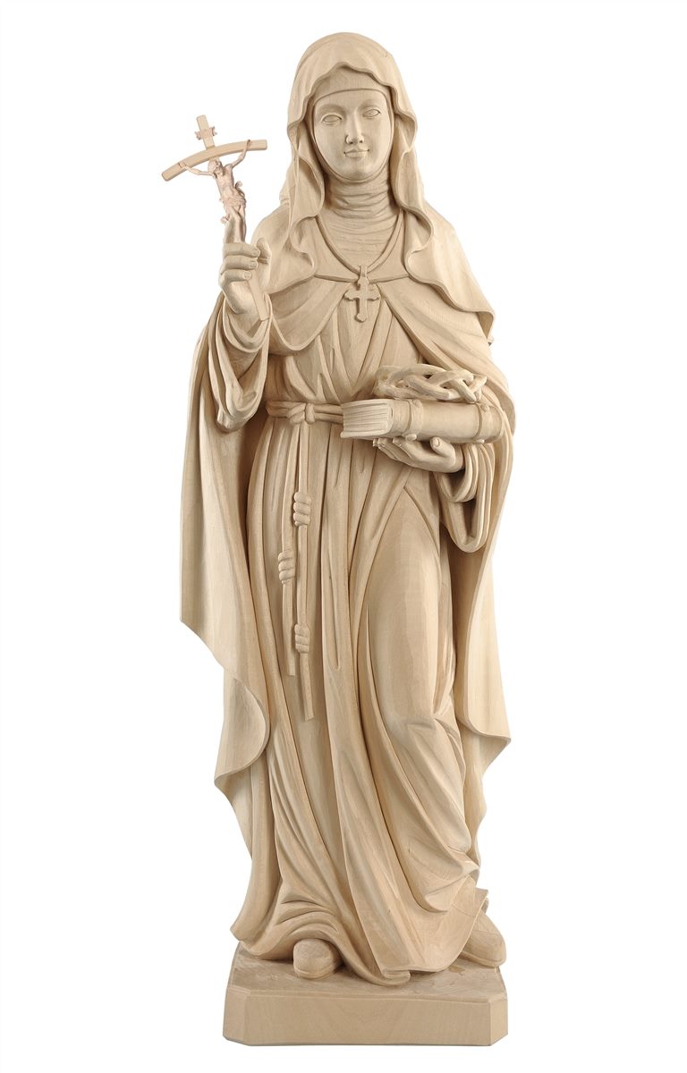 Hl. Rita mit Kreuz und Dornenkranz