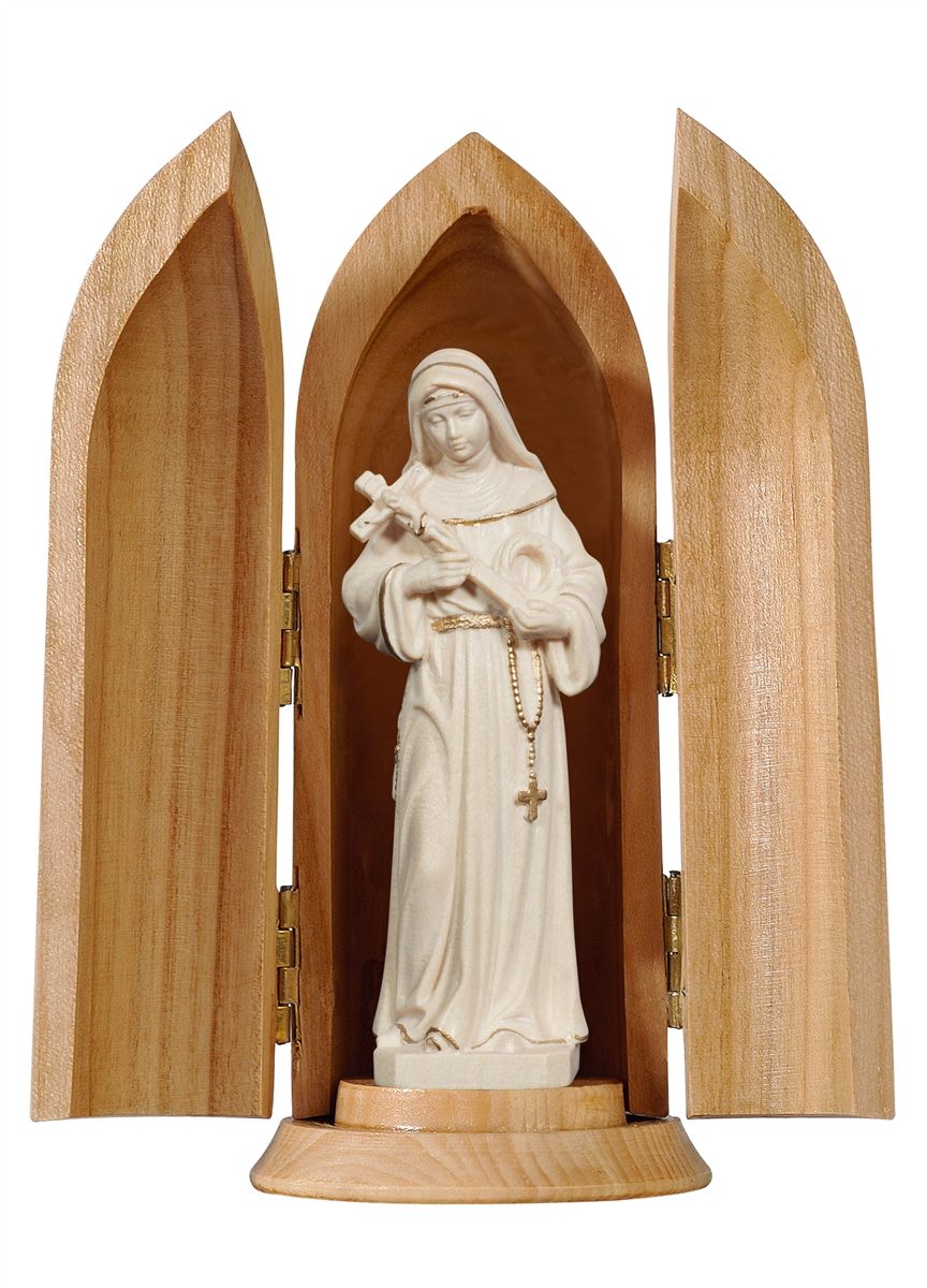 Hl. Rita in Nische