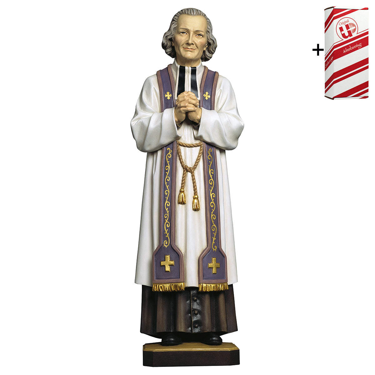 Hl. Jean Marie Vianney Pfarrer von Ars + Geschenkbox