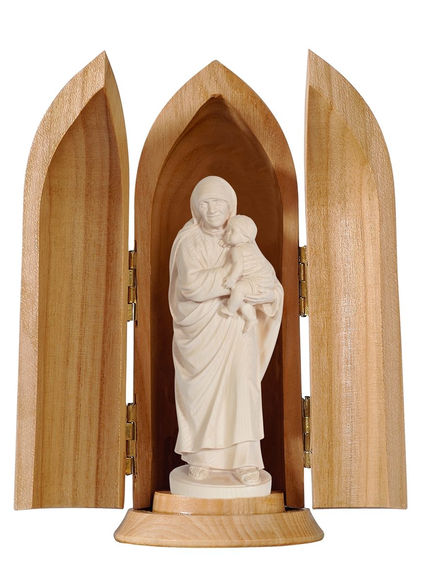 Mutter Theresa in Nische