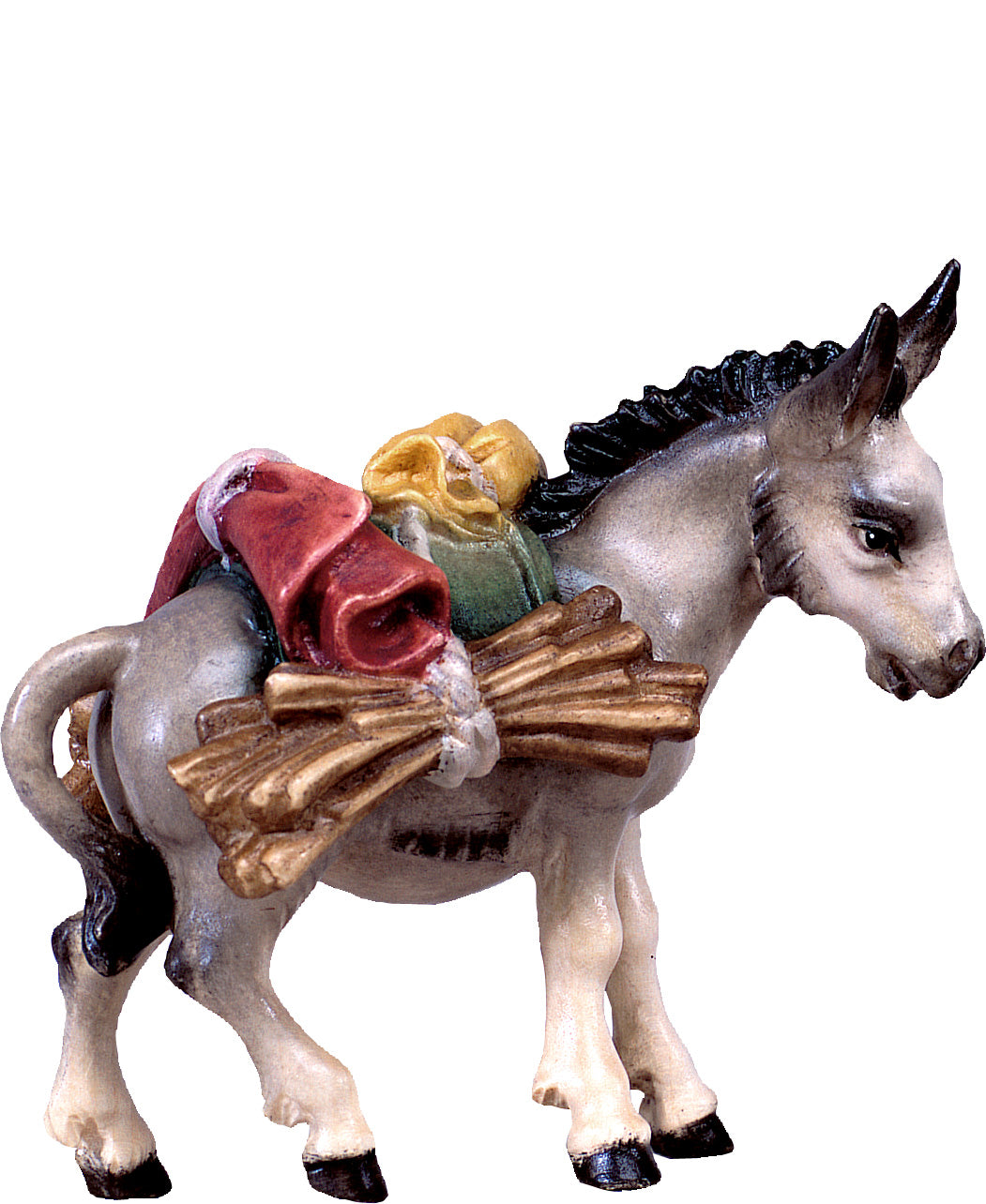 Esel mit Gepäck B.K.