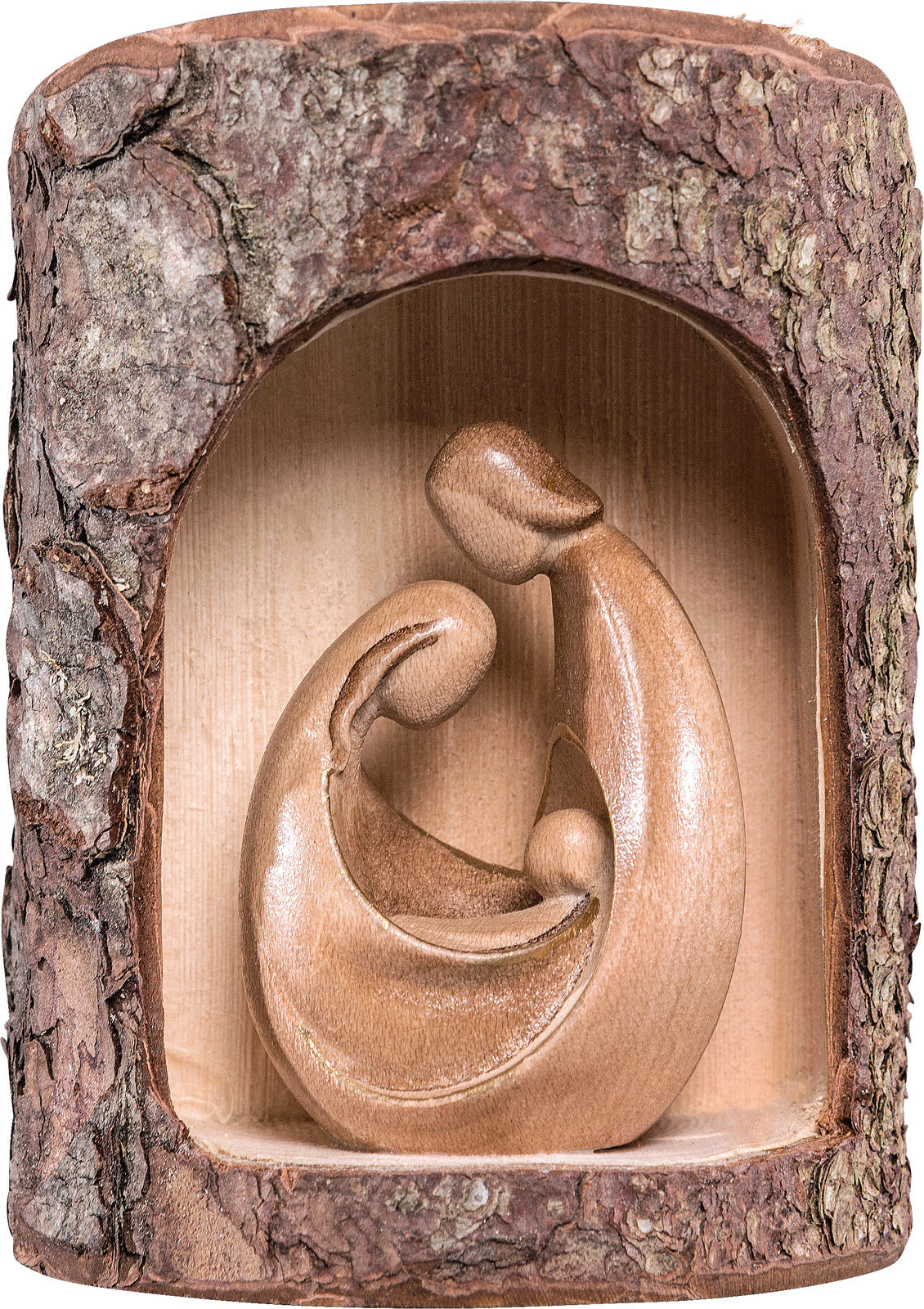 Krippengruppe Art-Deco in Grotte