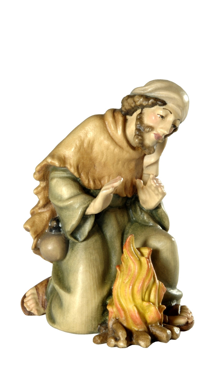Hirte am Feuer
