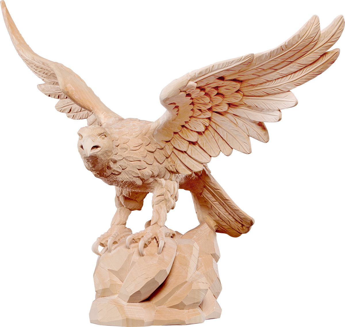 Adler mit offenen Flügeln