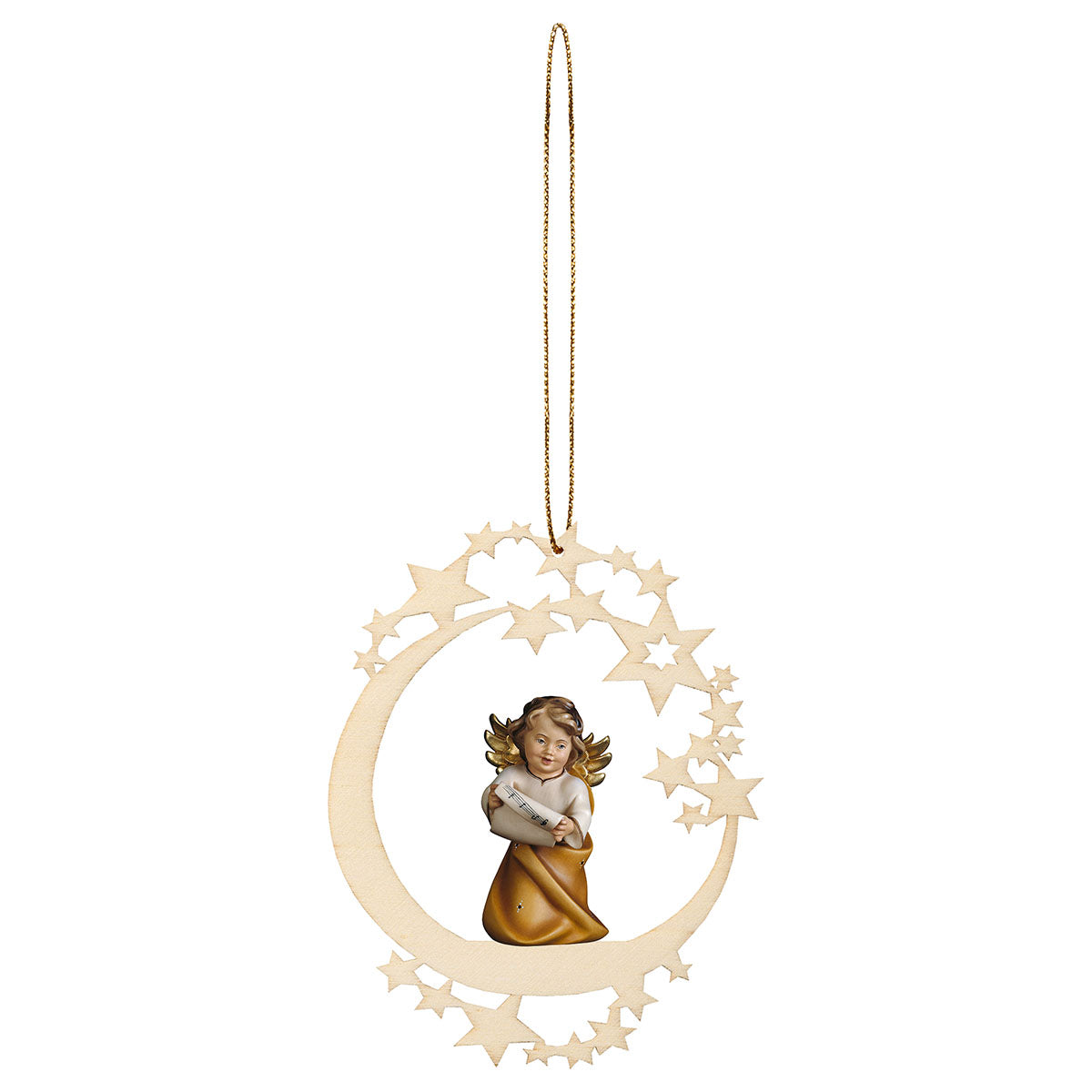 Herzengel mit Noten Mond Stern