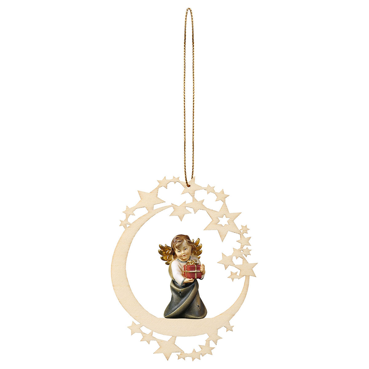 Herzengel mit Horn Mond Stern