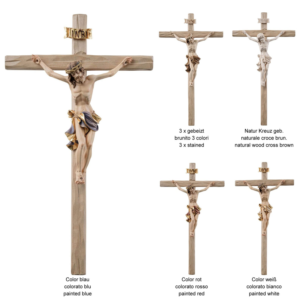 Christus Insam mit geradem Kreuz