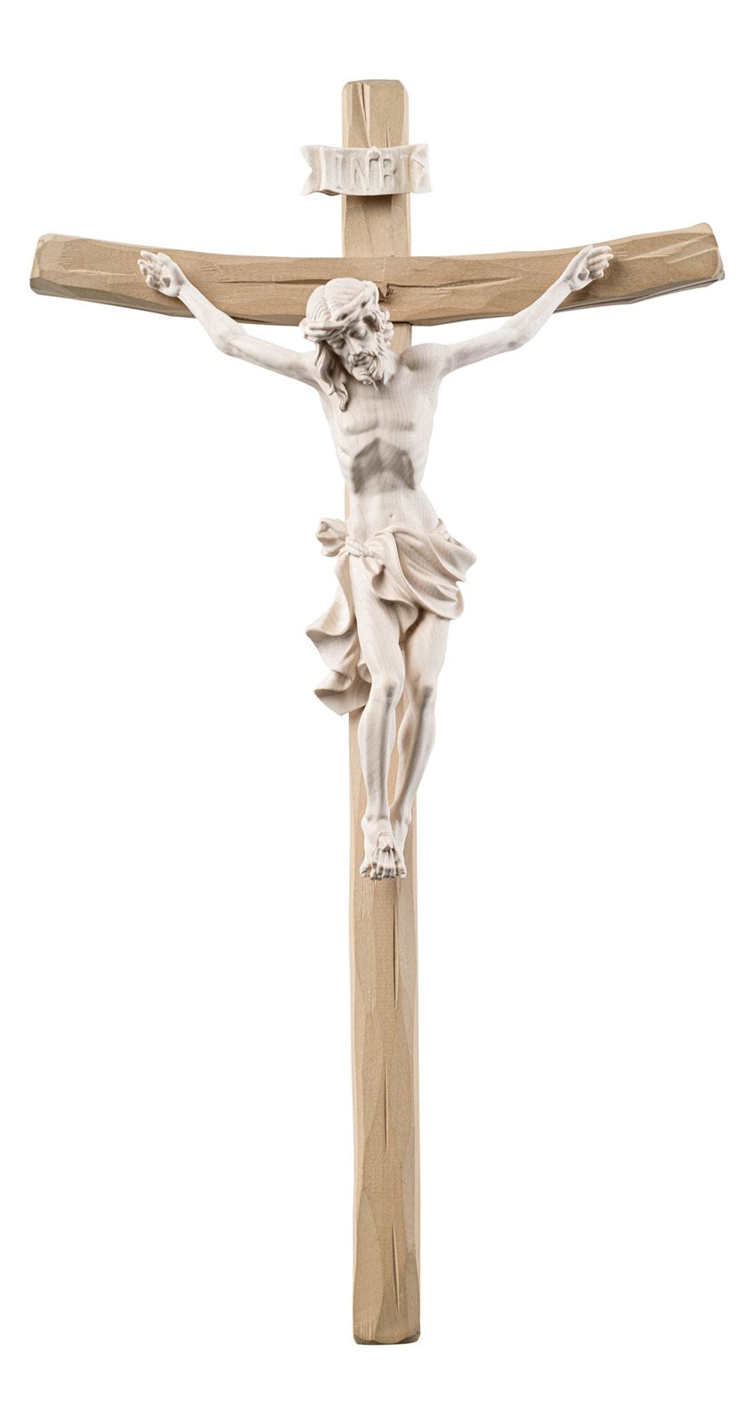 Christus Insam mit Kreuz nach oben gebogen