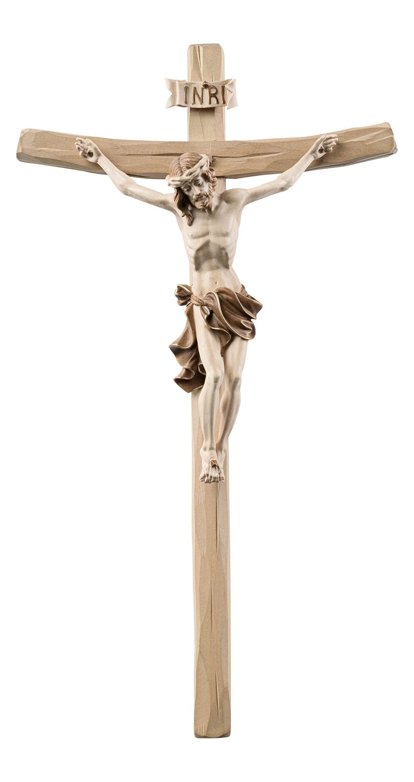 Christus Insam mit Kreuz nach oben gebogen