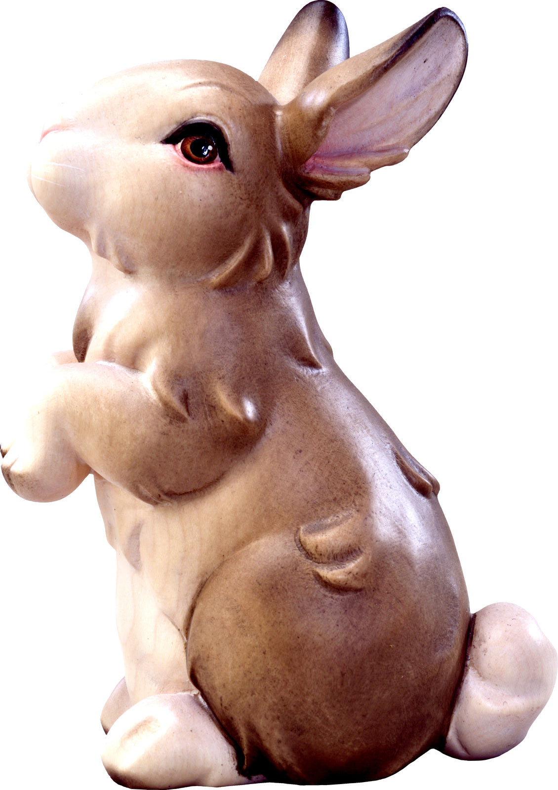 Hase stehend grau