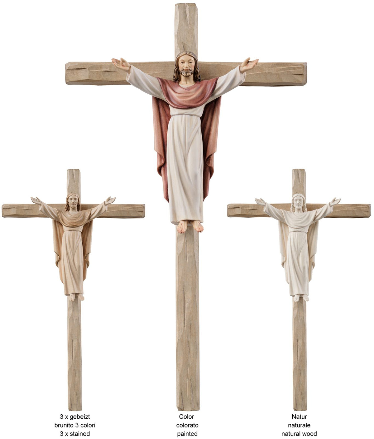 Auferstandener Christus mit Kreuz